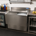 Thumbnail image #2 for BK Resources 48-Inch Underbar Stainless Steel Ice Bin with 10-Circuit Cold Plate, 167-Lb Capacity, and 4-Inch Backsplash