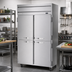 Thumbnail image #2 for Beverage-Air Horizon Series Two-Section Reach-In Refrigerator with 4 Half Solid Doors, Top-Mount Self-Contained Refrigeration