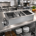 Thumbnail image #2 for Delfield N8859 Drop-In Single-Tank Electric Wet Hot Food Well, 4-Pan
