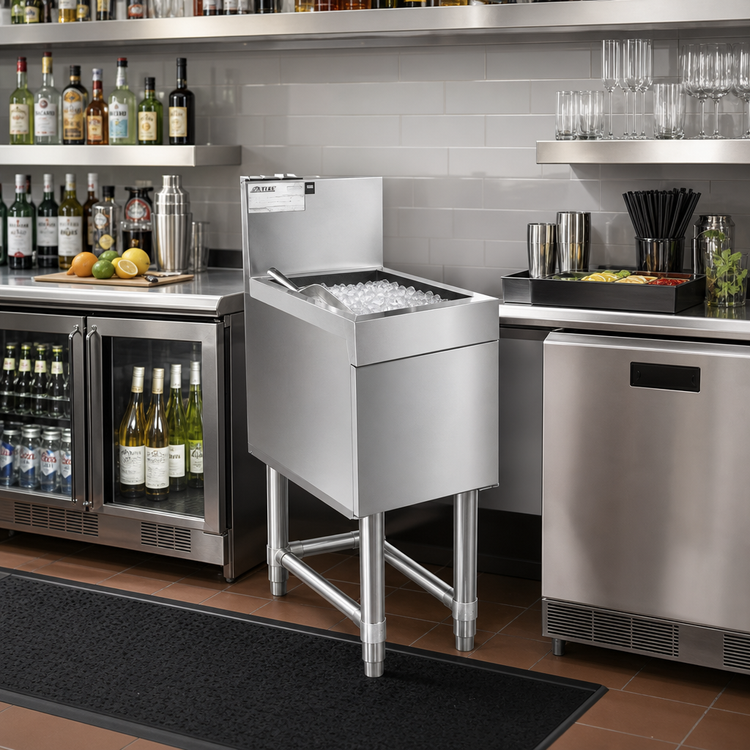 Product image #2 for Eagle Spec-Bar B48IC-24 48-Inch Wide x 24-Inch Deep Underbar Ice Bin/Cocktail Unit, 170 lb Capacity