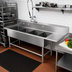 Thumbnail image #2 for John Boos Pro-Bowl 4-Compartment Sink with 24-Inch Right Drainboard, 16-Gauge Stainless Steel