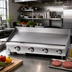 Thumbnail image #2 for Star-Max Heavy Duty 48-Inch Countertop Gas Griddle with Polished Steel Plate and Embedded Thermostatic Controls