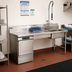 Thumbnail image #2 for Eagle Group UDT-5L-16/3 60-Inch Undercounter Soiled Dish Table with 304 Stainless Steel Top, Pre-Rinse Sink, and Left-Side Dishwasher Layout