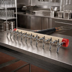 Thumbnail image #2 for Micro Matic USA 1736-L 10-Faucet Glycol-Cooled Wall-Mounted Draft Tower Insert Module, Stainless Steel, Long Shanks