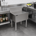 Thumbnail image #3 for Top Shelf TS Series 26-Inch Freestanding Stainless Steel Underbar Drainboard