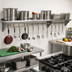 Thumbnail image #2 for Advance Tabco Wall-Mounted Shelf with Pot Rack, 144 Inch W x 18 Inch D, Stainless Steel