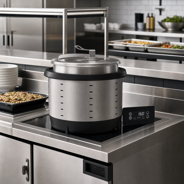Product image #3 for Vollrath Mirage® Drop-In Dry-Operation Induction Rethermalizer with 7 Qt Round Inset