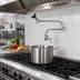 Thumbnail image #2 for Fisher 47300 Splash-Mounted Single Valve Pot Filler Faucet with 18-Inch Double-Joint Spout