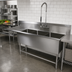 Thumbnail image #2 for John Boos Pro-Bowl 3-Compartment Stainless Steel Sink with 30 in. Left Drainboard