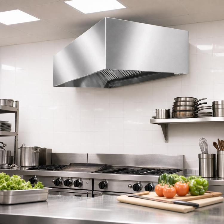 Product image #2 for SpecAir HEIA96-66 Wall Type Compensating Make-Up Air Exhaust Hood