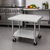 Thumbnail image #2 for Ovention 36-Inch W x 30-Inch D Stainless Steel Equipment Stand with Adjustable Undershelf and Casters