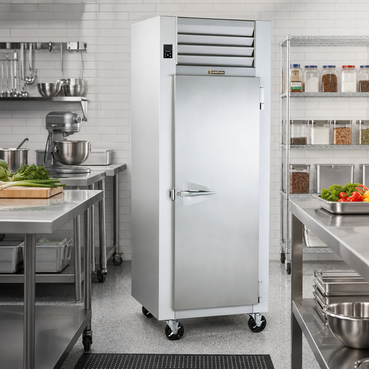 Product image #2 for Traulsen Spec-Line 24-Inch Wide Reach-In Freezer, 1-Section, Full-Height Solid Door, Self-Contained R-290, Stainless Steel