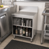 Thumbnail image #3 for Perlick Top Shelf 24-Inch Freestanding Underbar Storage Cabinet with Drainboard Top, Stainless Steel
