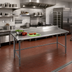 Thumbnail image #2 for Eagle Spec-Master Stainless Steel Work Table with 4-1/2-Inch Backsplash, 144 x 36 Inches