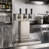 Thumbnail image #2 for Perlick 4006-3B 3-Faucet Standard Base Glycol-Cooled Tee Draft Beer Tower, Countertop, Stainless Steel