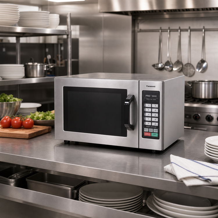 Product image #3 for Panasonic PRO 1000 Watt Countertop Commercial Microwave Oven, 0.8 Cu. Ft.