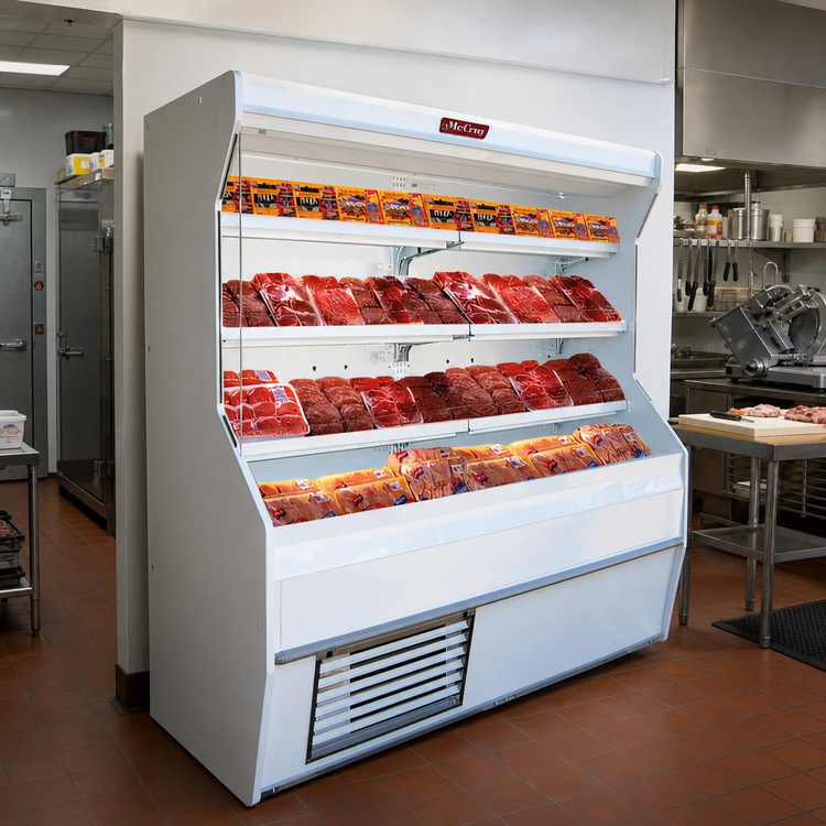 Product image #2 for Howard-McCray 32E Series 50-Inch Self-Contained Meat Open Merchandiser with LED Lighting