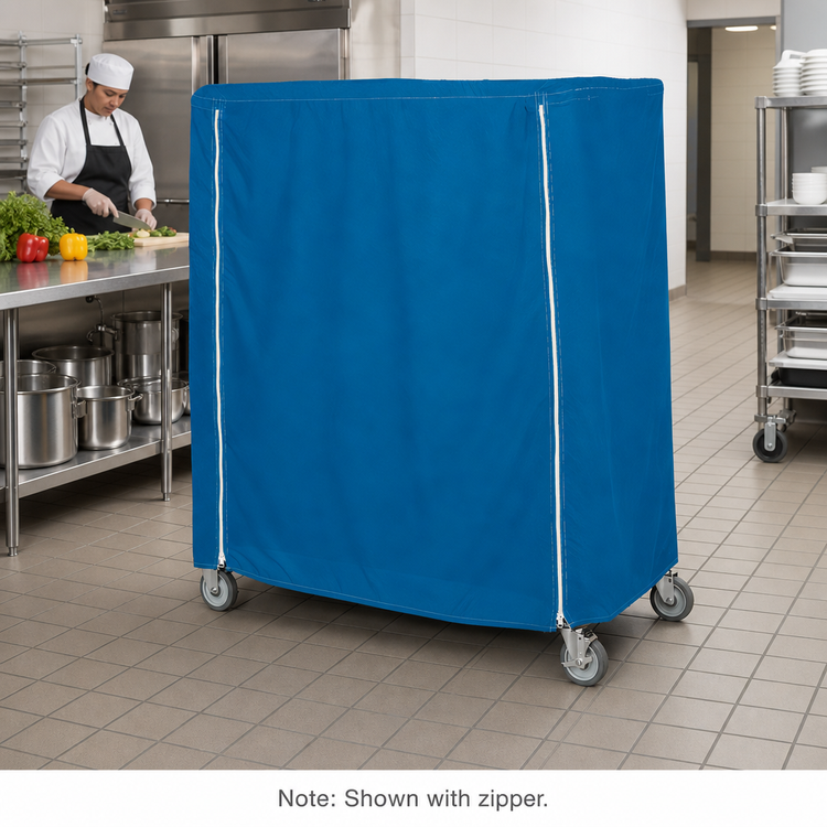 Product image #2 for Metro Waterproof Vinyl-Nylon Queen Mary & Banquet Cart Cover, 48 x 24 x 62 Inch