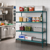 Thumbnail image #2 for Metro Super Erecta Pro 24 Inch W x 48 Inch D x 74 Inch H 4-Shelf Polymer Add-On Shelving Unit