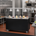 Thumbnail image #2 for Vollrath 2-Series Affordable Portable 46-Inch Mobile Utility Station with Lighted Breath Guard and Sliding-Door Storage