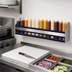Thumbnail image #2 for Advance Tabco Prestige 54-Inch Single-Tier Stainless Steel Speed Rail, 13-Bottle Capacity