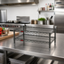 Thumbnail image #2 for Eagle Group QuadTruss 2-Tier Front Case Merchandise Wire Shelving Unit, 24 x 14 x 14 Inches, Pewter Gray Epoxy Finish
