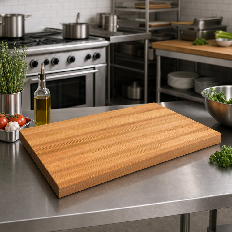 Product image #2 for John Boos Appalachian Red Oak Kitchen Countertop, Edge Grain, 24" x 25" x 1-1/2", Varnique Finish