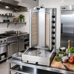 Thumbnail image #2 for Eurodib USA Visvardis DG16VN Gas Vertical Broiler/Gyro Machine, 175–200 lb Capacity, 96,000 BTU, Individual Thermostatic Controls