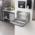 Thumbnail image #2 for John Boos Pro-Bowl Wall-Mount Stainless Steel Single Bowl Hand Sink, 14 x 10 x 5 Inch Bowl
