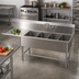 Thumbnail image #2 for John Boos Pro-Bowl 4-Compartment Stainless Steel Sink with 36-Inch Left Drainboard