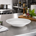 Thumbnail image #2 for Winco Specialty Mediterranean Porcelain Pasta Bowl, 22 oz, 12 Inch Diameter, White