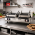 Thumbnail image #2 for Pro-Max 2.0 28-Inch Countertop Panini Sandwich Grill with Grooved Cast Iron Plates