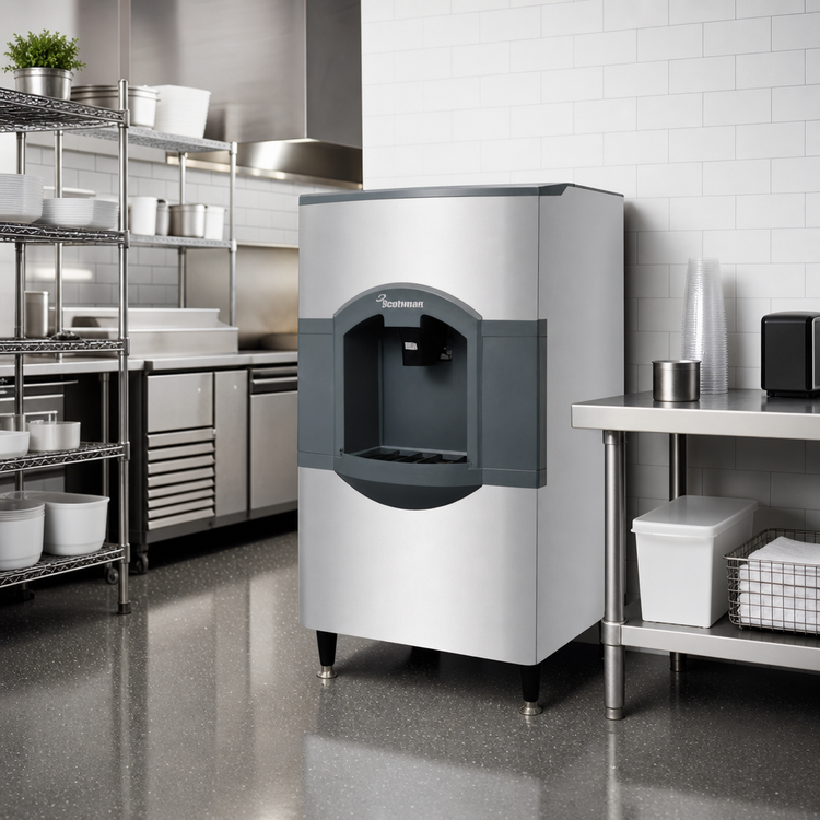 Product image #2 for Scotsman iceValet HD30W-1 Hotel/Motel Ice & Water Dispenser, Floor Model, 180 lb Capacity