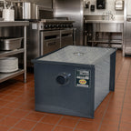Thumbnail image #2 for BK Resources BK-GT-8 8 lb Carbon Steel Grease Trap, 4 GPM, No-Hub Connections