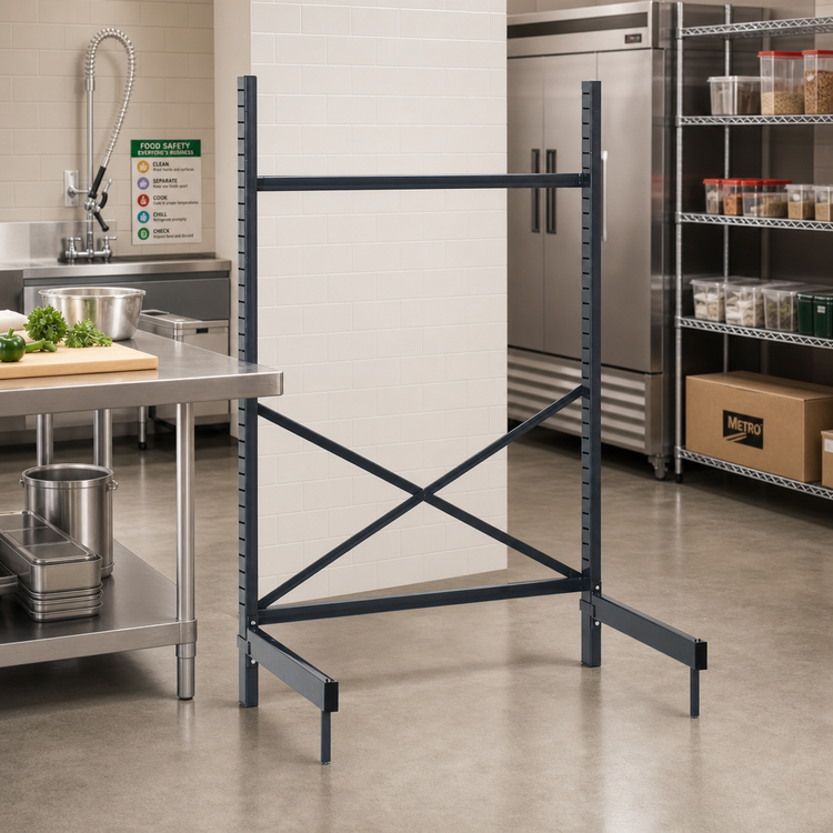 Product image #2 for Metro SmartLever 24"W x 30"D Stationary Cantilevered Shelving Starter Base Kit