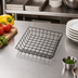 Thumbnail image #2 for American Metalcraft 10-Inch Square Black Iron Wire Grid Serving Basket
