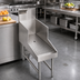 Thumbnail image #2 for Spec-Bar Free-Standing Recessed Stainless Steel Workboard with Perforated Insert and Drain, 12 x 29 Inches