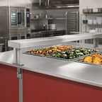 Thumbnail image #2 for Vollrath 4-Series Signature Server® 3751450-2 ADA Plate Rest with Lift-Off Bracket for Stainless Steel Countertops, 74 x 7 Inch