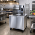 Thumbnail image #2 for Dinex Mobile Self-Contained Stainless Steel Handwashing Station, 120V, 5-Inch Casters