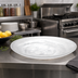 Thumbnail image #2 for American Metalcraft Translucence Collection 15-7/8 Inch Round Resin Serving Platter, 74.5 oz., White Swirl