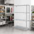 Thumbnail image #2 for EAGLEbrite 4-Tier Add-On Wire Shelving Unit, 36 x 24 x 74 Inches, Zinc Finish