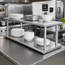 Thumbnail image #2 for Advance Tabco Double-Tier Stainless Steel Pass-Thru Shelf, 60