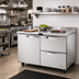Thumbnail image #2 for True SPEC SERIES 48-Inch Two-Section Work Top Refrigerator with 1 Door and 2 Drawers, Rear-Mounted Self-Contained Refrigeration, Stainless Steel