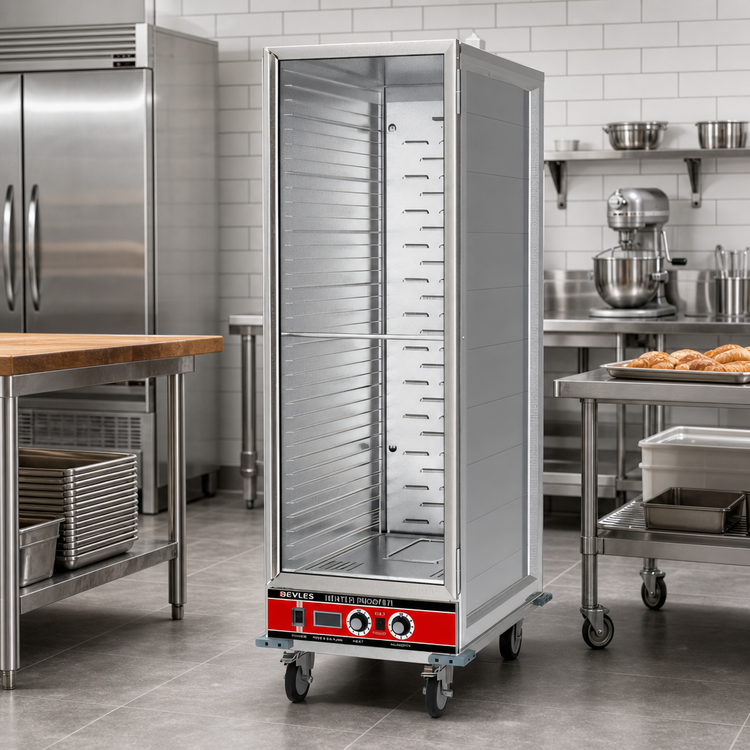 Product image #2 for BevLes HPC-6836 Full-Size Mobile Non-Insulated Heated Proofer and Holding Cabinet