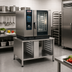 Thumbnail image #2 for RATIONAL Stand II Stationary Stainless Steel Oven Stand with 14 Supporting Rails for 6- and 10-Full Size Classic/Pro