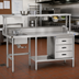 Thumbnail image #2 for Duke 18 x 18 Inch 1-Compartment Stainless Steel Sink with Crumb-Cup Drain