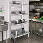 Thumbnail image #2 for Channel Manufacturing ECC2460 4-Inch E-Channel Cantilever Shelf, 60W x 24D, Aluminum, 1,000 lb. Capacity