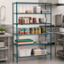 Thumbnail image #2 for Metro Super Erecta 6-Tier Stationary Starter Wire Shelving Unit, 48
