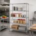 Thumbnail image #2 for Eagle Group 4-Tier Chrome Wire Shelving Starter Unit, 42 x 21 x 63 Inches