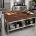 Thumbnail image #2 for Boos Block End Grain Walnut Island Countertop, 48 x 38 x 2-1/4 Inches